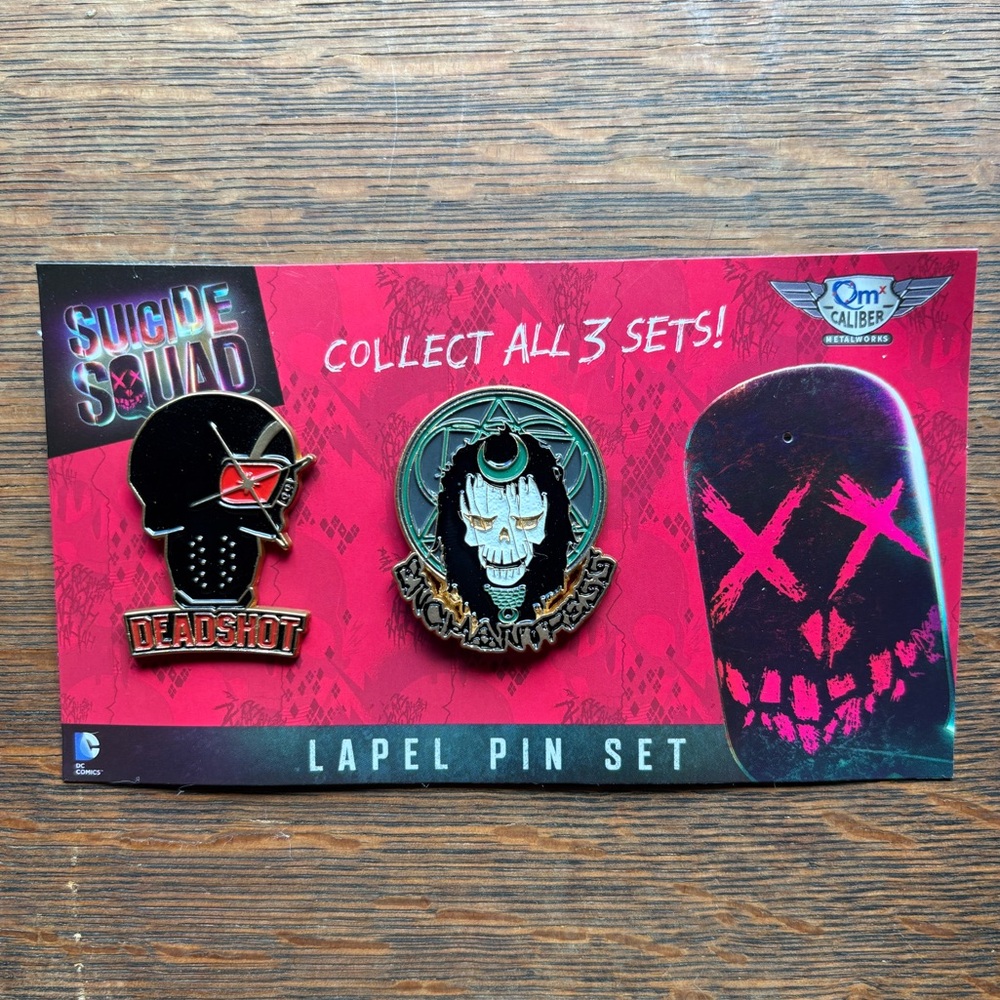 Suicide Squad Lapel Pin Set DC Comics
